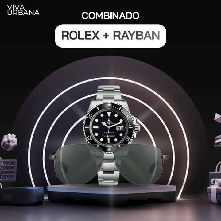 Rolex Submariner  + Gafas Rayban [+ REGALO]