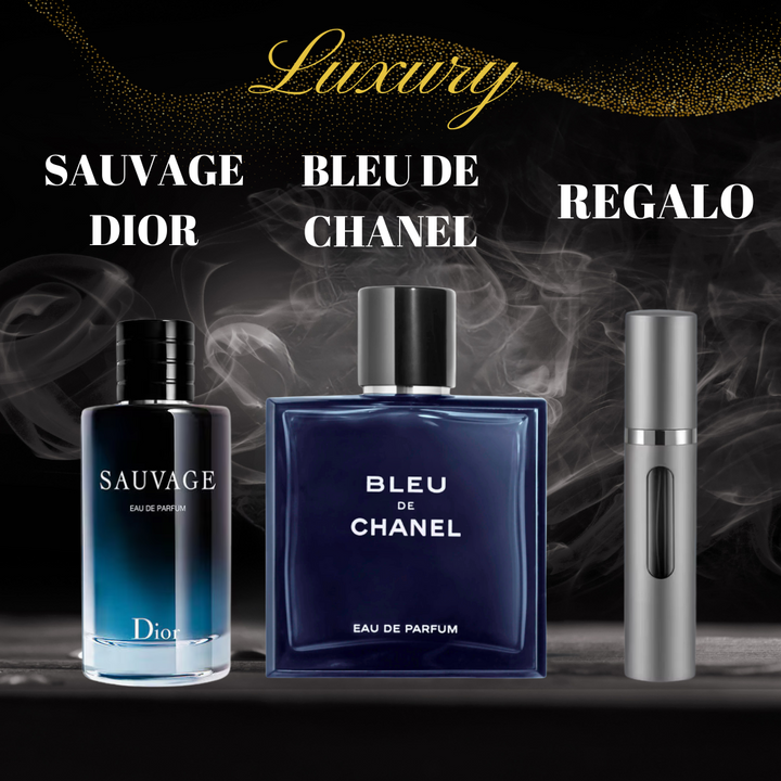 Kit Sauvage Dior + Bleu de Chanel [+ REGALO EXCLUSIVO]